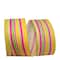 JAM Paper 2.5&#x22; x 20yd. Wired Stripe Bright Linen Lines Ribbon
